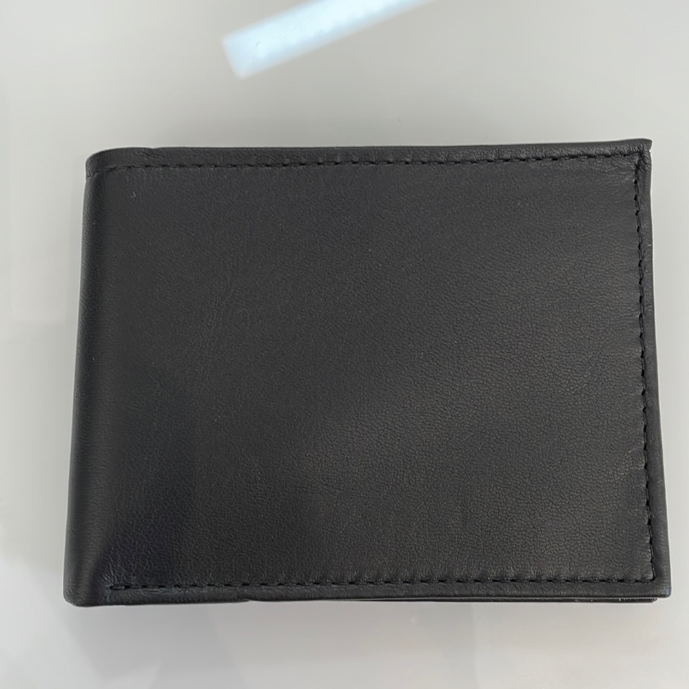 Buffalo Black Leather Wallet
